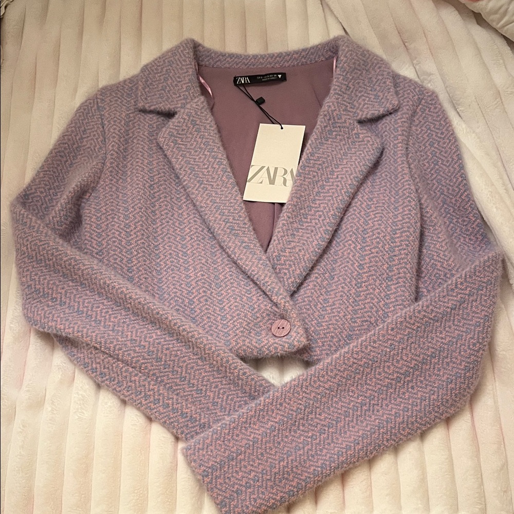 NWT Zara Cropped Blazer